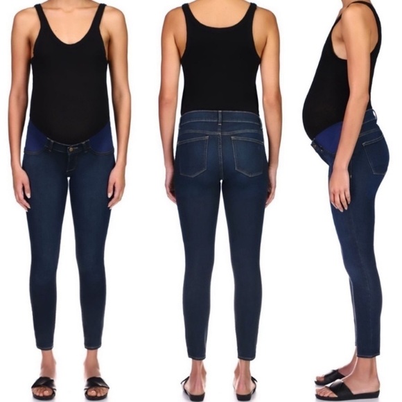 NEW DL1961 Maternity Florence Ankle Instasculpt Skinny Jeans Thorton - Picture 1 of 4
